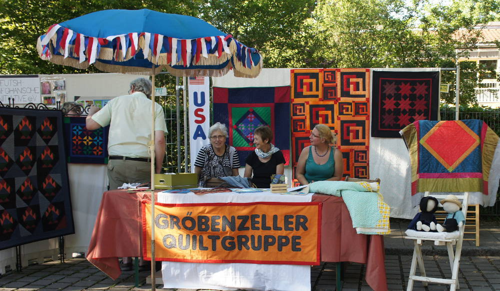 Gröbenzell ist bunt 2017 - Stand der Gröbenzeller Quiltgruppe